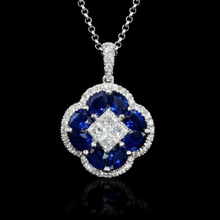 Sapphire Symphony Pendant